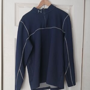 Under Armour Men's Navy Zip-Up Sweater